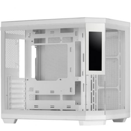 Caja Gaming Semitorre Mars Gaming MC-3TCORELCD/ Blanca