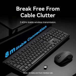 Teclado y Ratón Inalámbricos Vention Combo KTZB0-ES