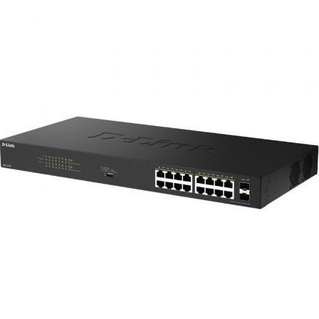 Switch D-Link DGS-1018P/E 18 Puertos/ RJ-45 Gigabit 10/100/1000 PoE/ SFP