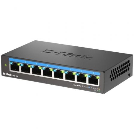 Switch D-Link DMS-108 8 Puertos/ RJ-45 10/100/1000/2.5 Gbps