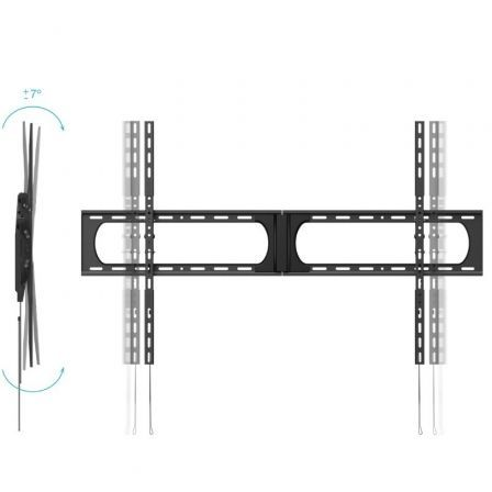 Soporte de Pared Inclinable TooQ LP37140T-B para TV de 37-140"/ hasta 125kg