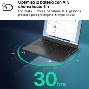 Portátil LG Gram 14ZD90T-G.AX88B Intel Core Ultra 7-255H/ 32GB/ 1TB SSD/ 14"/ Sin Sistema Operativo