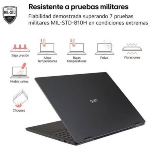 Portátil LG Gram 17ZD90T-G.AX88B Intel Core Ultra 7-255H 32GB/ 1TB SSD/ 17"/ Sin Sistema Operativo