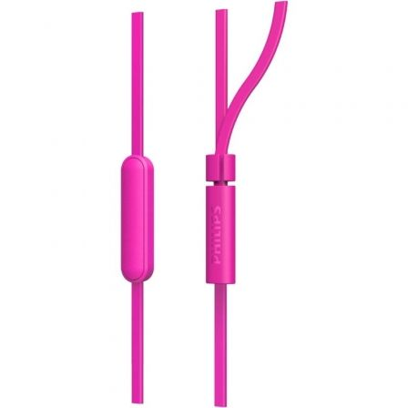 Auriculares Intrauditivos Philips TAE1105PK/ con Micrófono/ Jack 3.5/ Rosas