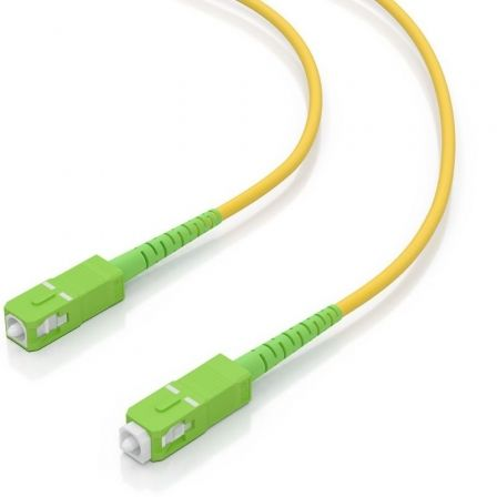 Cable de Fibra Óptica G657A2 3.0 9/125 SMF Aisens A152-0984/ LSZH/ 10m/ Amarillo