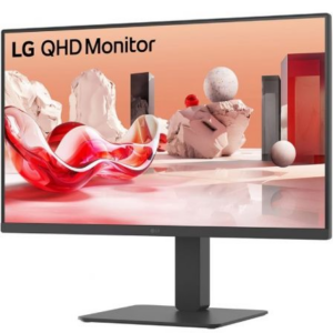 Monitor Profesional LG 27BA45QB-B 27"/ QHD/ Multimedia/ Regulable en altura/ Negro