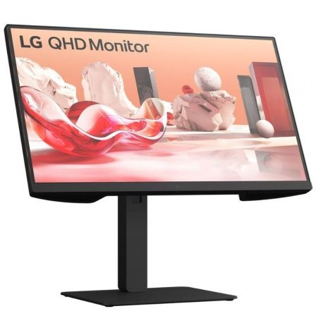 Monitor Profesional LG 27BA75QB-B 27"/ QHD/ Multimedia/ Negro