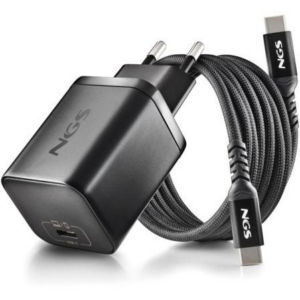 Cargador de Portátil GaN NGS BUD65W-AS para Asus/ 1xUSB Tipo-C/ 65W/ Automático/ 8 Conectores/ Voltaje 5-20V