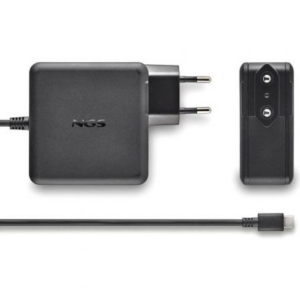 Cargador de Portátil GaN NGS GAN100W-C USB Tipo-C/ 100W/ Automático/ Voltaje 5-20V