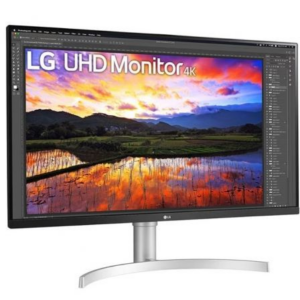 Monitor Profesional LG 32UN650K-W 31.5"/ 4K/ Multimedia/ Regulable en altura/ Blanco