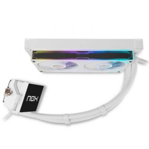 Sistema de Refrigeración Líquida Nox M-240 LCD/ Blanco
