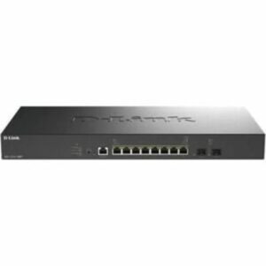 Switch Gestionable D-Link DXS-1210-10MP/E 8 Puertos/ RJ-45 100/1000/2.5G/5G/10G/ PoE+/ SFP