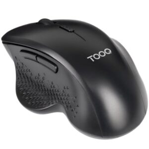 Ratón Ergonómico Inalámbrico TooQ TQMWG-1105-B/ Hasta 1600 DPI
