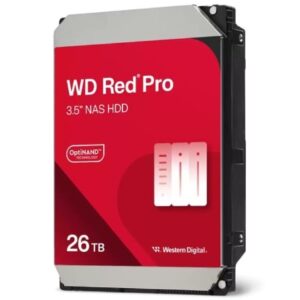 Disco Duro Western Digital WD Red Pro NAS 26TB/ 3.5"/ SATA III/ 512MB