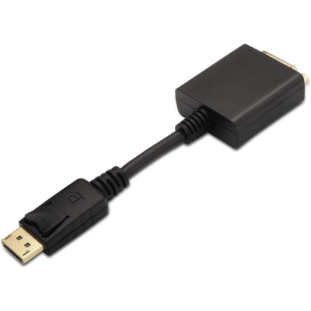 Conversor Aisens A125-0133/ DisplayPort Macho - DVI Hembra/ 15cm/ Negro