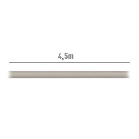 Cable USB 2.0 Impresora Aisens A101-0004/ USB Tipo-B Macho - USB Macho/ 4.5m/ Beige