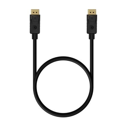 Cable DisplayPort 1.2 4K Aisens A124-0549/ DisplayPort Macho - DisplayPort Macho/ Hasta 5W/ 2300Mbps/ 1.5m/ Negro