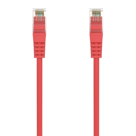 Cable de Red RJ45 AWG24 UTP Aisens A145-0559 Cat.6A/ LSZH/ 1m/ Rojo