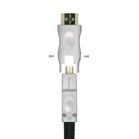 Cable HDMI 2.0 AOC 4K Desmontable Aisens A148-0512/ HDMI Macho / D Macho - HDMI Macho/ 30m/ Negro