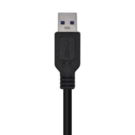 Cable USB 3.0 Impresora Aisens A105-0445/ USB Tipo-B Macho - USB Macho/ 5Gbps/ 3m/ Negro