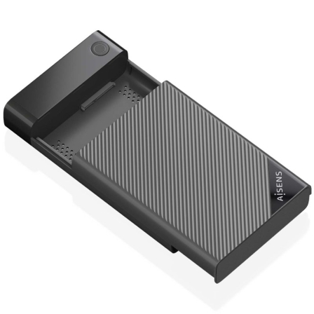 Caja Externa para Disco Duro de 3.5" Aisens ASE-3529B/ USB 3.1/ Sin tornillos