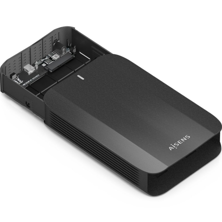 Caja Externa para Disco Duro de 3.5" Aisens ASE-3535B/ USB 3.1