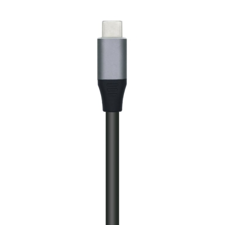 Hub USB Tipo-C Aisens A109-0508/ 4xUSB/ Gris