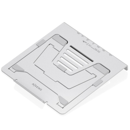 Soporte de Sobremesa - Docking USB Tipo-C Aisens ASUC-7P045-GR/ 1xUSB/ 1xUSB Tipo-C/ 1xHDMI/ 1xRJ45/ 1xLector de Tarjetas/ 1xUSB Tipo-C PD/ Gris
