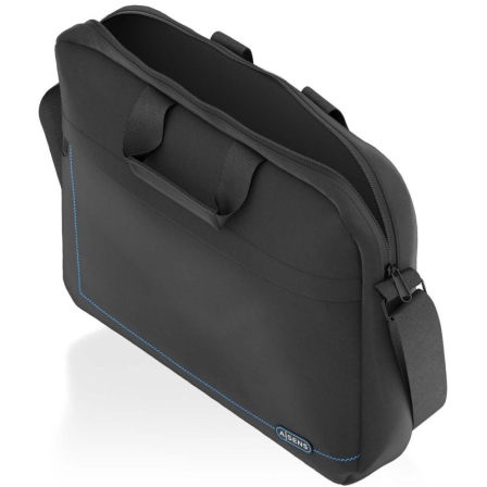 Maletín Aisens ASBG-BC022-BK para Portátiles hasta 15.6"/ Negro
