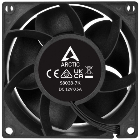 Pack de 4 Ventiladores Arctic S8038-7K/ 8cm