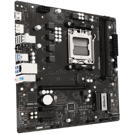 Placa Base Asrock A620AM-P/ DDR5/ PCIe 4.0/ Socket AM5/ Micro ATX