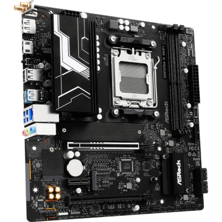 Placa Base Asrock B850M-X WiFi R2.0/ DDR5/ PCIe 5.0/ Socket AM5/ Micro ATX