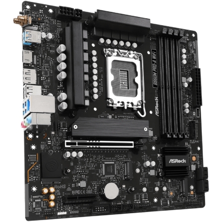 Placa Base Asrock B860M PRO-A WIFI Socket 1851/ DDR5/ PCIe 5.0/ Micro ATX
