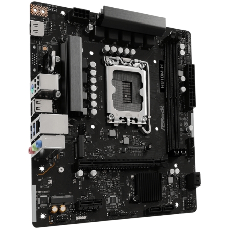 Placa Base Asrock H810M-H Socket 1851/ DDR5/ PCIe 4.0/ Micro ATX