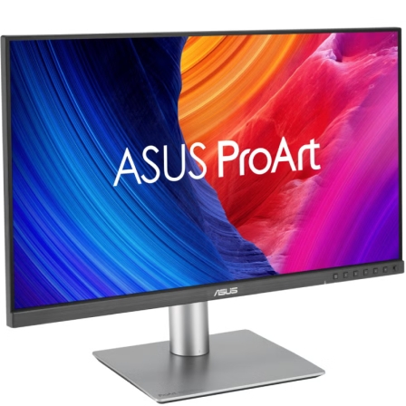 Monitor Profesional Asus ProArt Display PA278QGV Gen2 27"/ QHD/ Multimedia/ Regulable en altura/ Negro y Plata