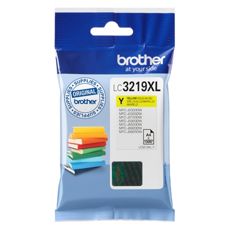 Cartucho de Tinta Original Brother LC-3219Y XL Alta Capacidad/ Amarillo