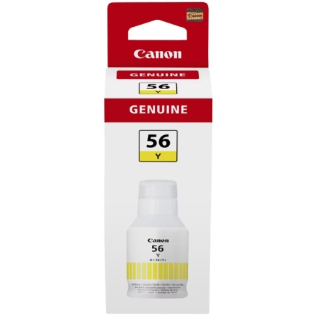 Botella de Tinta Original Canon GI-56/ Amarilla