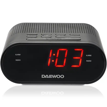 Despertador Daewoo DW1218/ Radio FM