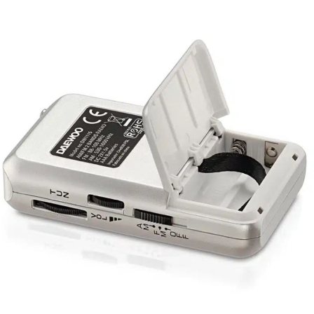 Radio Portátil Daewoo DW1115/ a Pilas/ Gris