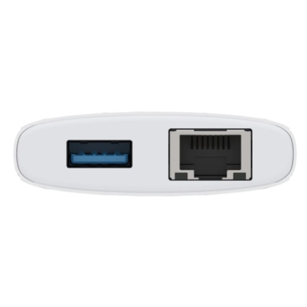 Docking USB Tipo-C D-Link DUP-A01/ 1xUSB/ 2xUSB Tipo-C/ 2xHDMI 4K/ 1xRJ45/ 1xLector de Tarjetas/ 1xUSB Tipo-C PD/ Blanco