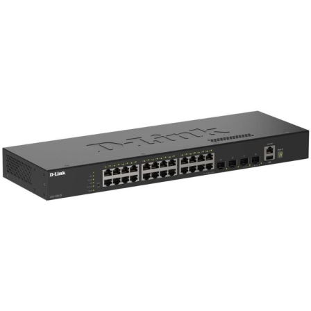 Switch Gestionable D-Link DGS-1530-28/E 24 Puertos/ RJ-45 10/100/1000/ SFP