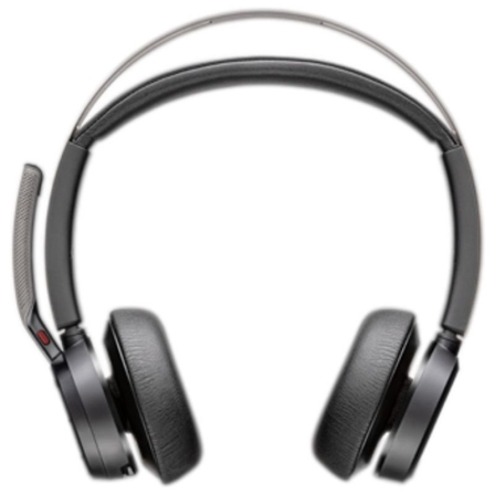 Auriculares Inalámbricos PolyVoyager Focus 2 USB-C-C + Adaptador USB-C/A/ con Micrófono/ Bluetooth/ Negros