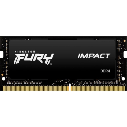 Memoria RAM Kingston FURY Impact 32GB/ DDR4/ 3200MHz/ 1.2V/ CL20/ SODIMM